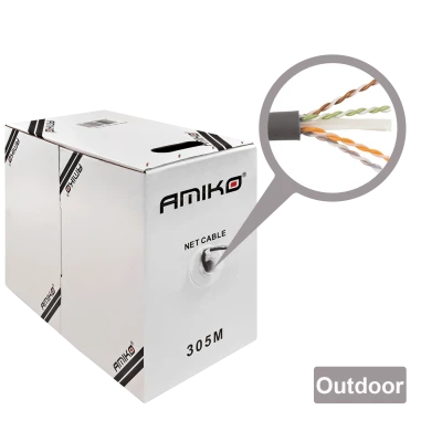 Amiko Mrežni FTP kabl, CAT5e, OutDoor, 305 met. - CAT5e FTP Outdoor 305m