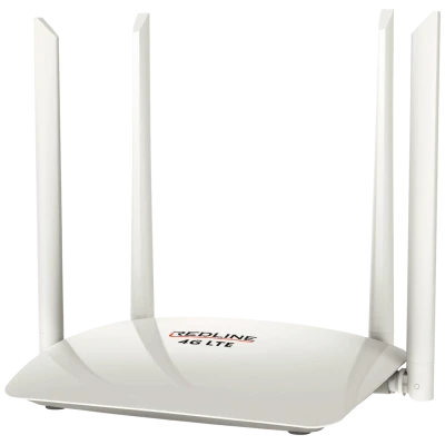 REDLINE Wireless N Router,4G LTE,2 port,300 Mbps,4 x 5 dBi antena - LTE-20