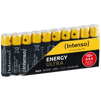 (Intenso) Baterija alkalna, AAA LR03/10, 1,5 V, blister 10 kom