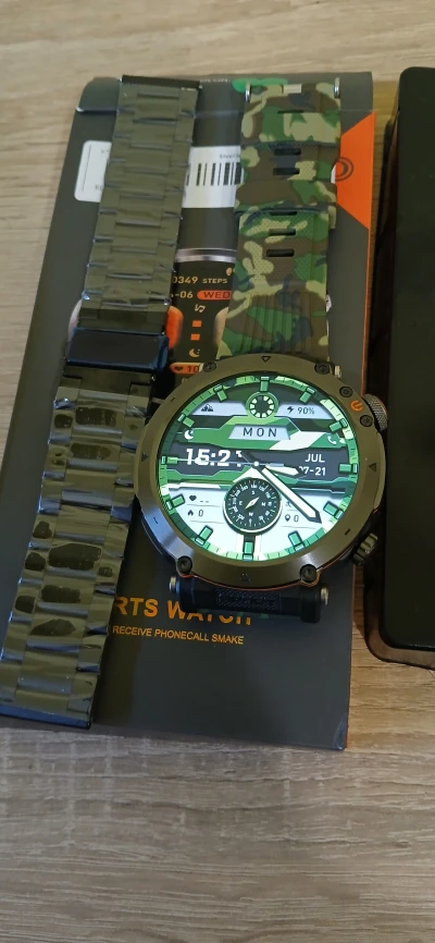 Pametni sat Military dve narukvice.