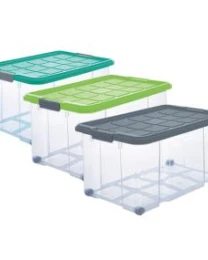 RIVAL KUTIJA S KOTAČIMA 60X40X30 NARANDŽASTA,ZELENA BOJA