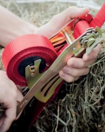 KERBL Automatska traka za stezanje 3,6m,nosivost 800kg,S-kuka