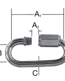 VORMANN Rapid-karika 3,5 mm NIRO 1kom.
