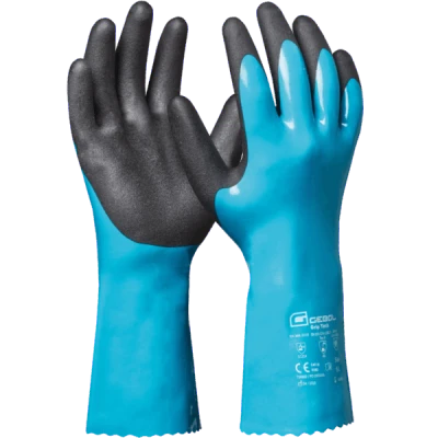 GEBOL RADNE RUKAVICE GRIP TECH PLAVO/CRNE VELIČINA 10