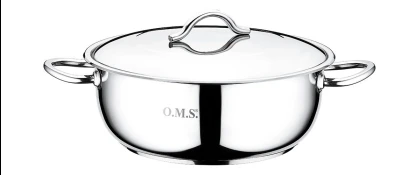 O.M.S. COLLECTION INOX ŠERPA PLITKA 28
