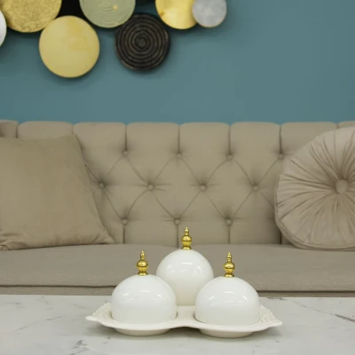 Keramička zdjela sa poklopcem 3/1 28x4 cm DP2058