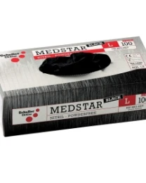 SCHULLER Rukavice medstar nitrilne crne xl/10