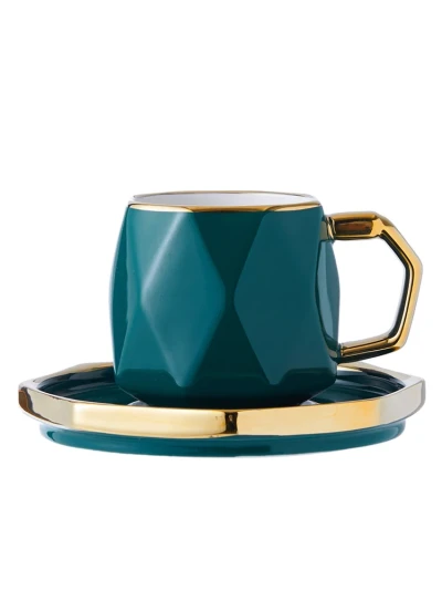 SET ŠOLJA ZA KAFU 6/1 ZELENE DP3562
