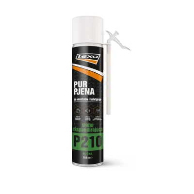 TEXO Pur pjena slabo ekspandirajuća ručna P210 750ml