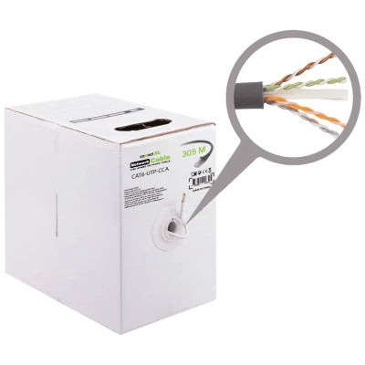 Connect XL Mrežni UTP kabl, CAT6, CCA, 305 met. - CAT6-UTP-CCA