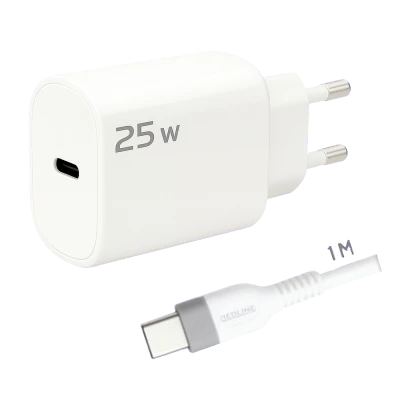 REDLINE Punjač sa USB-C kablom, 25W - G25C+CC-1M