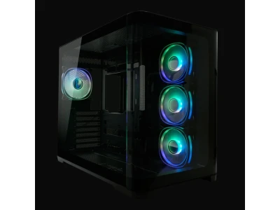 LC-Power Case Gaming 8001BPro-Storm Dark, Midi towerBTF, ATX, Micro-ATX, Mini-ITX