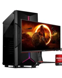 Gaming računar Ryzen 5 5500, 16GB, 512GB, RTX 3050 6GB i monitor AOC 27G2ZN3 240H