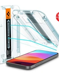 Spigen Glass tR EZ Fit 2 Pack, transparency - iPhone 16/15