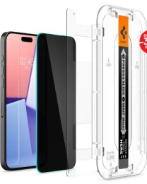 Spigen Glass tR EZ Fit HD Privacy 1 Pack - iPhone 15 Pro