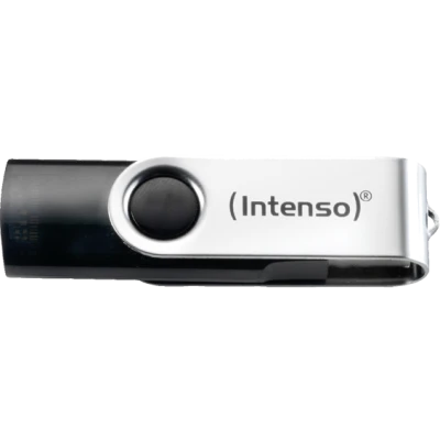 (Intenso) USB Flash Drive 16GB Hi-Speed, Basic Line, srebrna/crna - BULK-USB 2.0 - 16GB/Basic Line