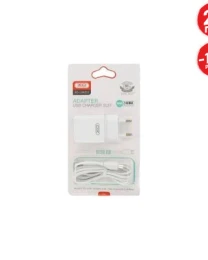 Kućni punjač L99 ulaz USB-A 2.4A white + micro cable