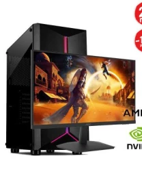 Gaming računar Ryzen 5 5500, 16GB, 512GB, RTX 3060 12GB i Gaming AOC 27G4XE 27" Full HD IPS 0,5ms 180Hz