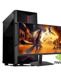 Gaming računar Ryzen 5 3600, 16GB, 512GB, RTX 4060 8GB i monitor AOC 24G15N2