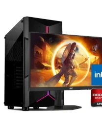 Gaming računar Intel i5-14400F, 16GB, 1TB, RX 9060 XT 8GB i monitor AOC Q27G4XN 180Hz