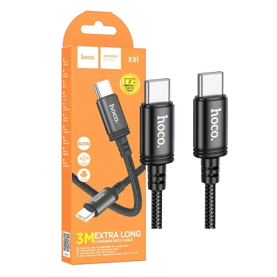 hoco. USB kabl za smartphone, type C, dužina 3 met., 60W - X91 Radiance