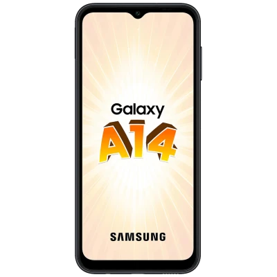Samsung Smartphone 6.6", Octa Core 2.0GHz, RAM 4GB, 50 Mpixel - Galaxy A14 4GB/64GB Black