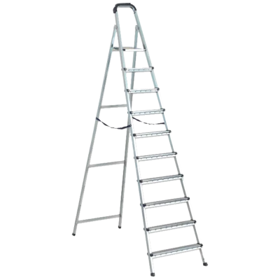 Zilan Ljestve,  metalne, 9+1 gazišta - ZLN1213