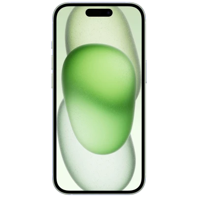 Apple iPhone 15, 128 GB, Super Retina XDR OLED 6.1" - iPhone 15 128GB Green; MTP53HN/A