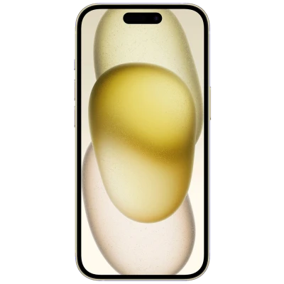 Apple iPhone 15, 128 GB, Super Retina XDR OLED 6.1" - iPhone 15 128GB Yellow; MTP23HN/A