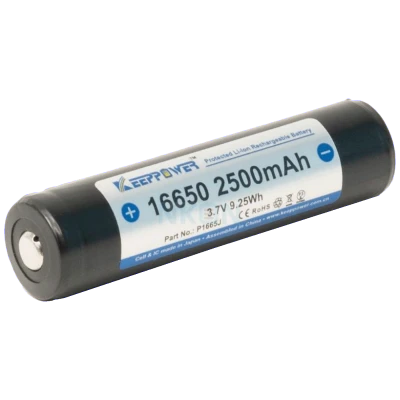 XTAR Baterija akumulatorska, 16650, 3.7V, 6A, 2500mAh - K16650-2500
