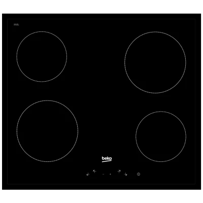 Beko Ugradbena staklokeramička ploča za kuhanje 60cm, 4 zone - HIC 64400 E