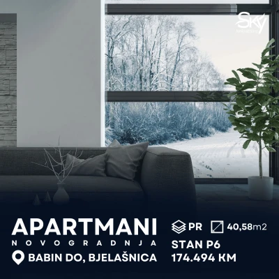 APARTMANI BJELAŠNICA, BABIN DO – 40.58m2