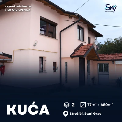 Kuća Sarajevo – Stari Grad 70m2 + 400m2