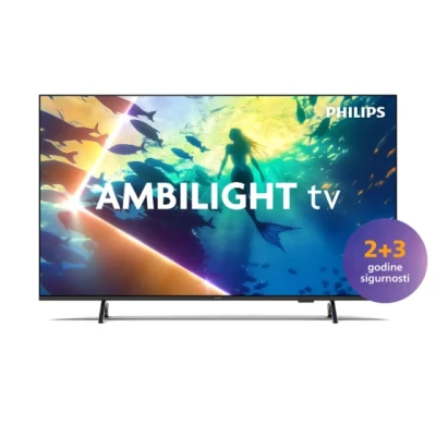 Philips 55"PUS8010 / 4K / Titan OS / AMBILIGHT TV / HDR10+Dolby Atmos i DTS:X