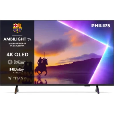 Philips 65''PUS8510 4K QledTitan OS; AMBILIGHT TV;Pixel Precise Ultra HD; Dolby Atmos