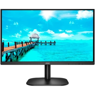 AOC Monitor LED 22B2H/EU, VA, 54.6 cm (21.5"), 1920 x 1080 pixels, HDMI, 3000:1, 75Hz, 8 Bit, sRGB 98%, Full HD, LED, 4 ms, Black