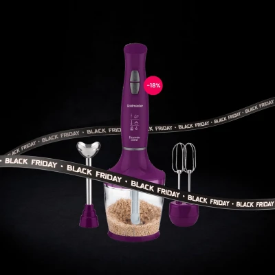 Goldmaster Štapni mikser sa posudom, 3u1, 1000W - GM-7240M Yasemin