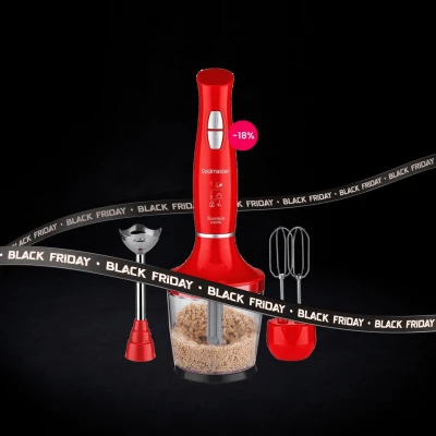 Goldmaster Štapni mikser sa posudom, 3u1, 1000W - GM-7240K Yasemin