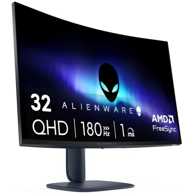 DELL Alienware AW3225DM-56 32" Curved 2K Gaming Monitor, 180Hz