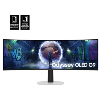 Samsung 49" OLED Monitor G93SD1800R, DQHD, 240Hz, 0.03msDP, HDMI, Micro HDMI, USB-C, HAS, Tilt