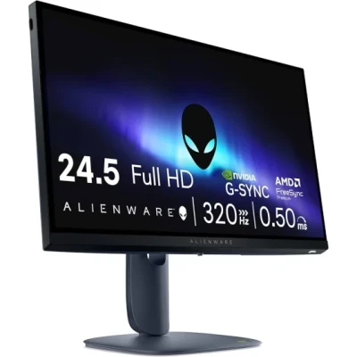 Dell Alienware 25 320Hz Gaming Monitor - AW2525HM 24.5" FHD 1920x1080 320Hz, 99% sRGB (CIE 1931), 90 PPI, 16:9, AG, 400cd/m2, 1000:1, 178/178, 1ms