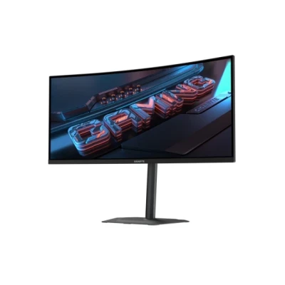 Gigabyte Monitor 34" GS34WQCA 34" VA 1500R, 3440x1440 WQHD 120Hz, 300cd, 1ms, height, tilt