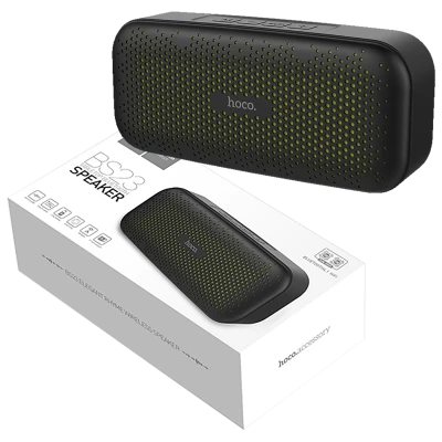 hoco. Zvučnik bežični, Bluetooth, 1200 mAh, 3 h, 5 W, crna - BS23 Elegant rhyme