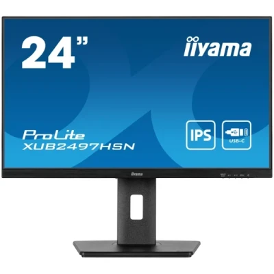 24" IIYAMA ProLite XUB2497HSN-B1 USB-C Display