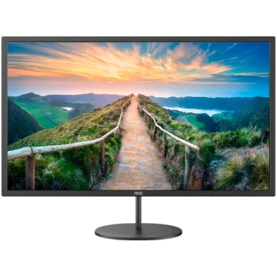 AOC Monitor Q32V4 31.5" LED, 2560x1440 (QHD), Antiglare, 75Hz, 1000:1, 4ms, IPS, HDMI, DisplayPort, Tilt Adjustment, Speakers 2 W x 2, Low Blue Light, 3-year warranty