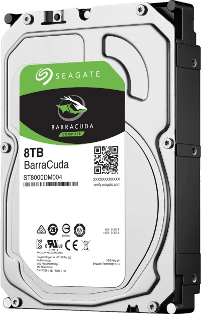 Seagate HDD 8TB 256MB SATA3BarraCuda 5400RPM