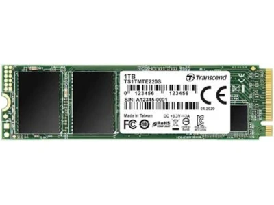 Transcend SSD 1TB M.2 NVMePCIe Gen3 x4,3,500/3200 MB/s