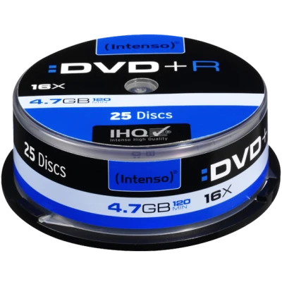 (Intenso) DVD+R 4,7GB pak. 25 komada Cake Box - DVD+R4,7GB/25Cake
