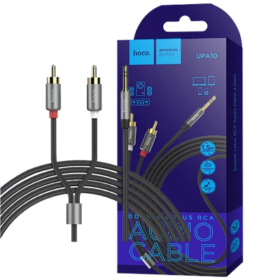 hoco. Audio kabl RCA na 3.5 mm, dužina 1.5 metar - UPA 10 RCA to 3.5mm
