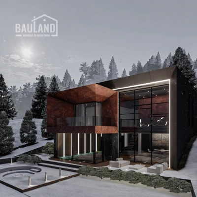 BAULAND/ Zemljište sa građevinskom za vilu/ 2.384m2/ Tarčin